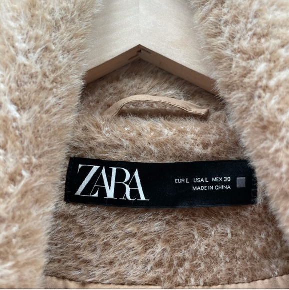 ZARA soft and cozy oversized fur coat - Picture 3 of 5